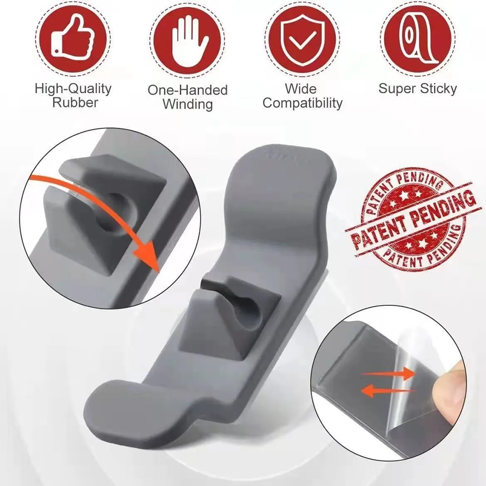 Cable Wire Organizer Cord Wrappers (6 pcs) Cable Wire Organizer Cord Wrappers (6 pcs)
