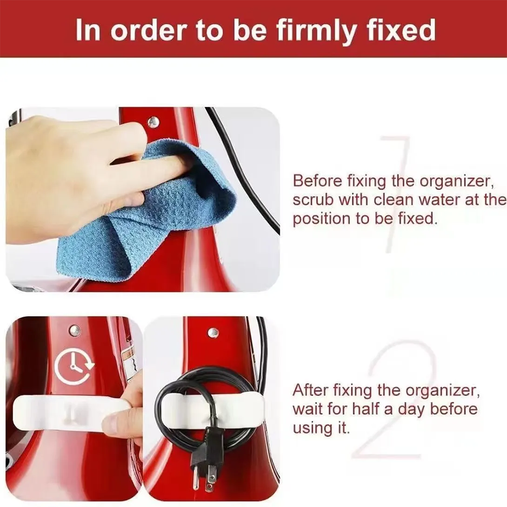Cable Wire Organizer Cord Wrappers (6 pcs) Cable Wire Organizer Cord Wrappers (6 pcs)