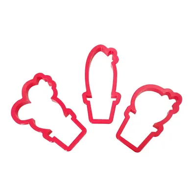 Cactus Cookie Cutters 3-Piece Set Cactus Cookie Cutters 3-Piece Set