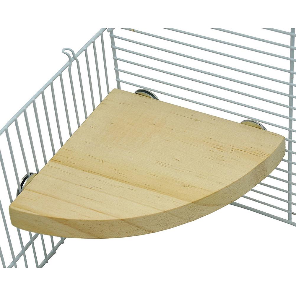 Cage Wooden Flat Perch for Birds Cage Wooden Flat Perch for Birds