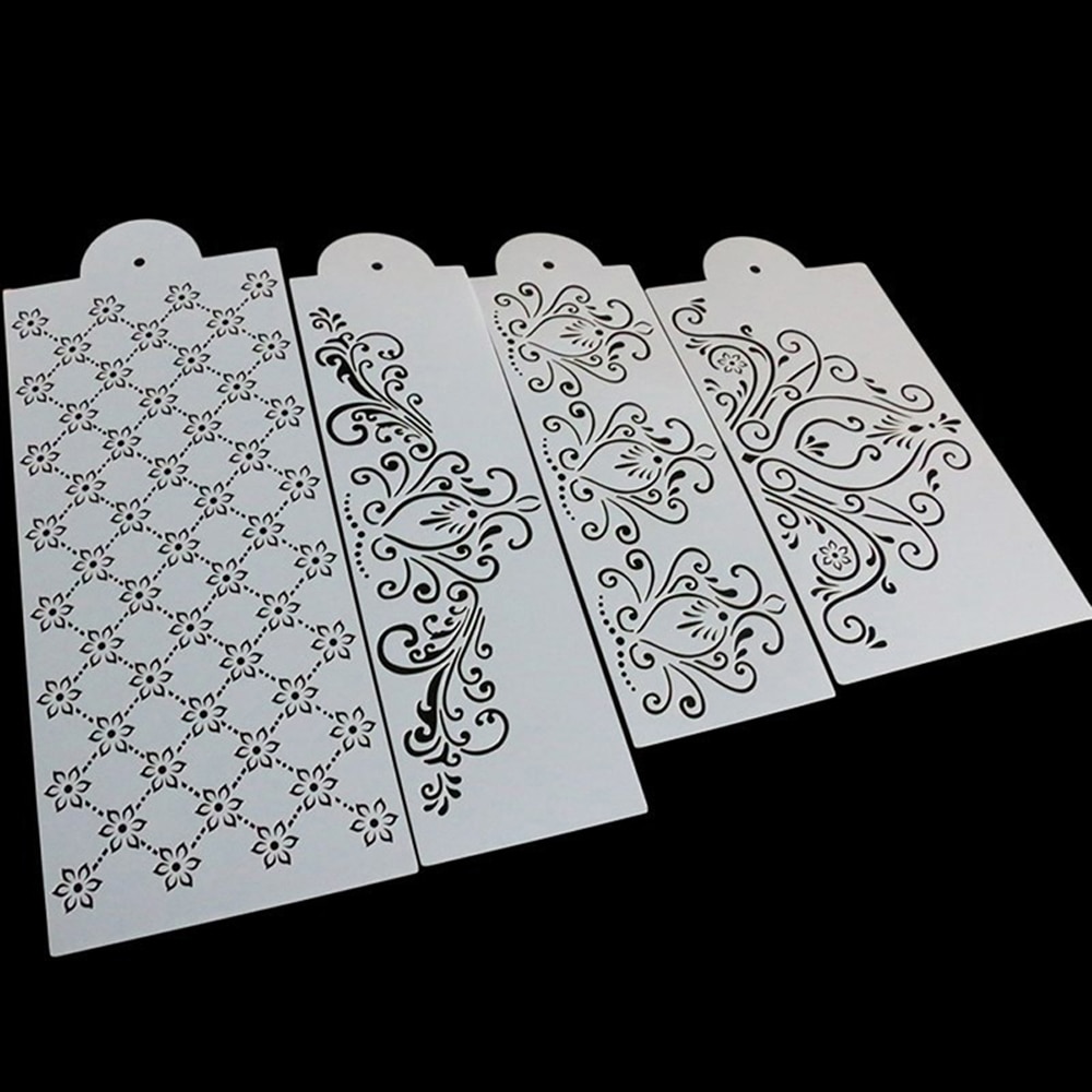 Cake Decorating Stencils Set (4 Pcs) Cake Decorating Stencils Set (4 Pcs)