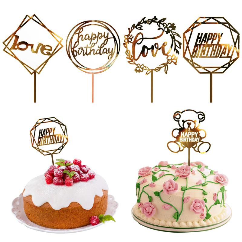Cake Pick Acrylic Cake Topper Cake Pick Acrylic Cake Topper