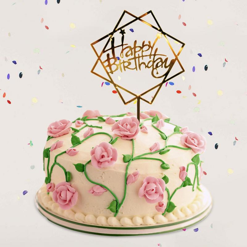Cake Pick Acrylic Cake Topper Cake Pick Acrylic Cake Topper