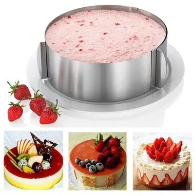Cake Ring Adjustable Stainless Mold