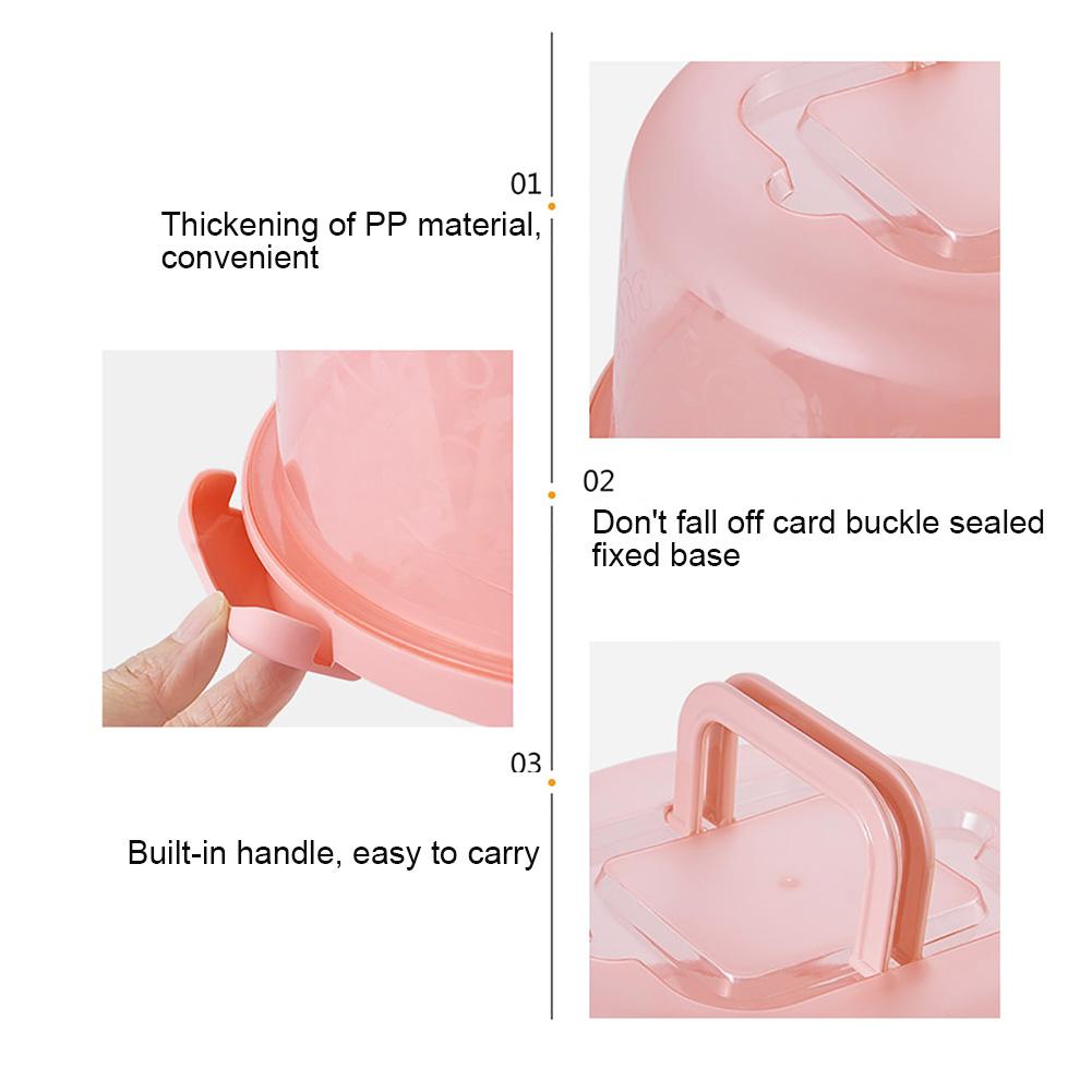 Cake Storage Box Portable Dessert Container