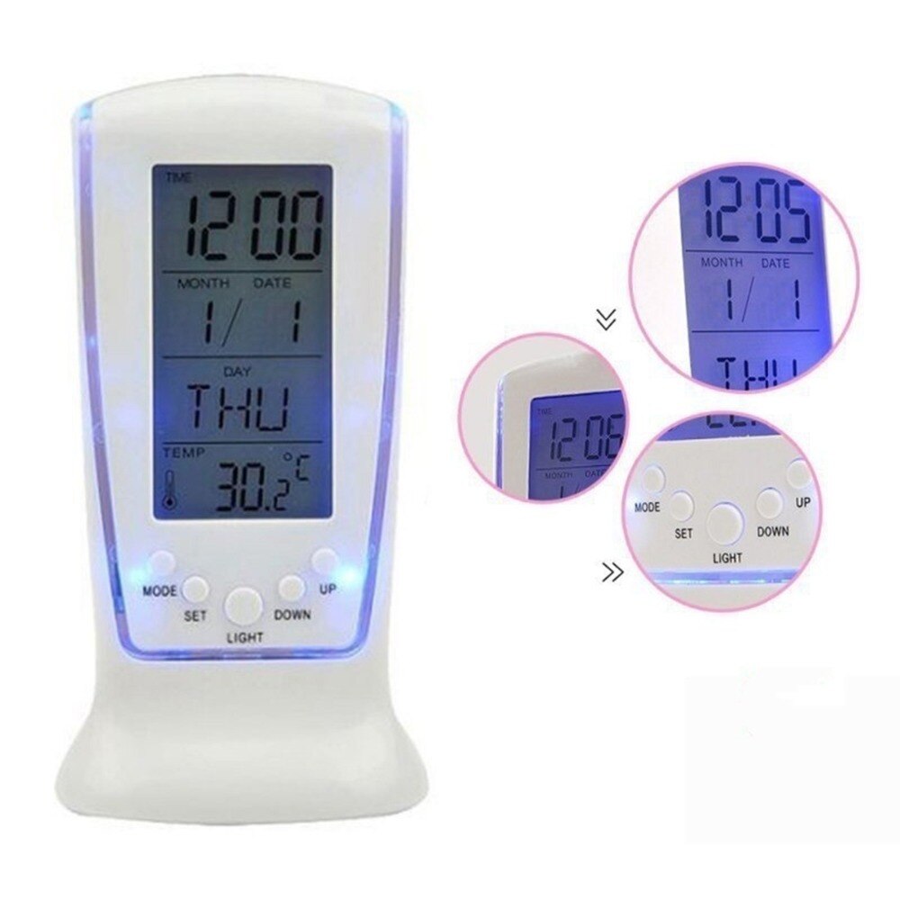 Calendar Clock with Alarm and Thermometer Calendar Clock with Alarm and Thermometer