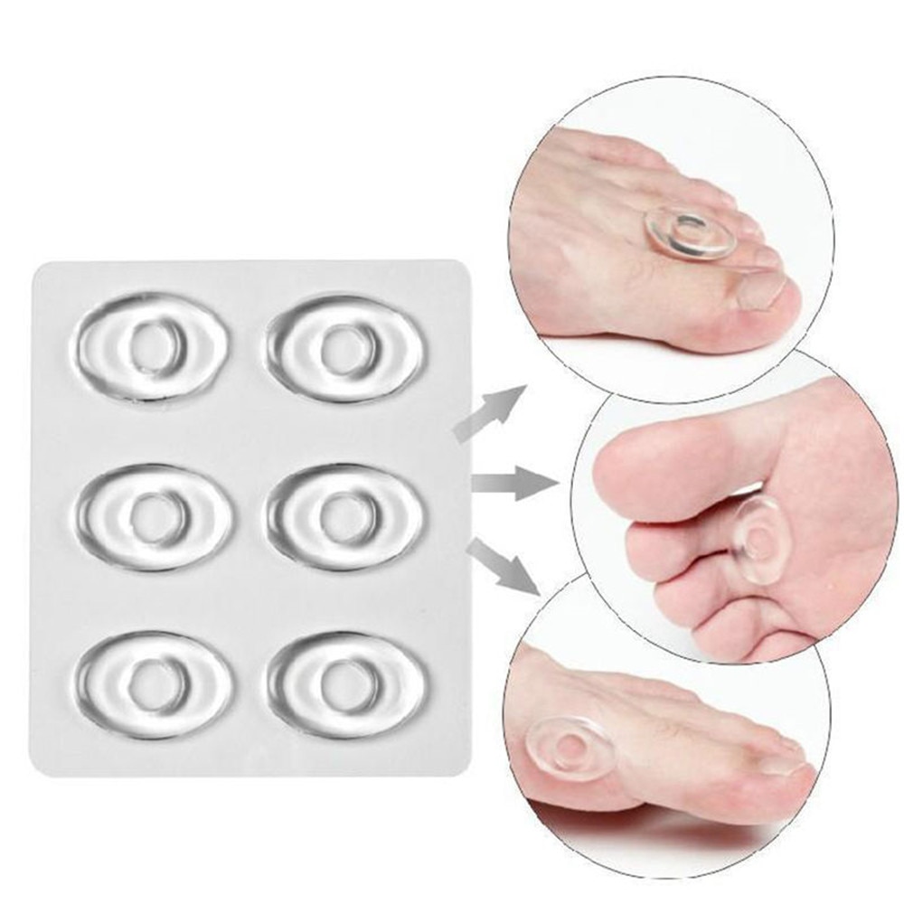 Callus Pads Feet Support Soft Gels (6 PCS) Callus Pads Feet Support Soft Gels (6 PCS)