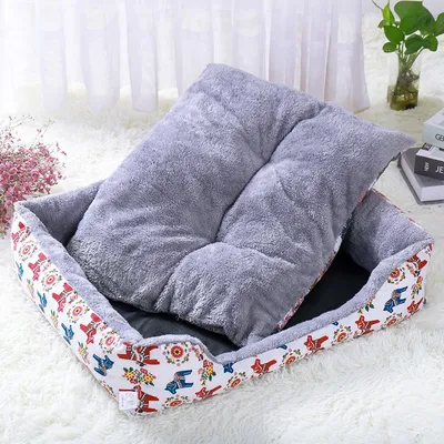 Calming Pet Bed Soft Plush Bed