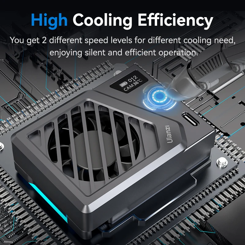 Camera Cooling System Heat Sink Cooling Fan for Sony Canon FUJIFILM Nikon ZV-E1 FX30 A7M4 R8 R7 R6 XT4 Camera Cooling System Heat Sink Cooling Fan for Sony Canon FUJIFILM Nikon ZV-E1 FX30 A7M4 R8 R7 R6 XT4
