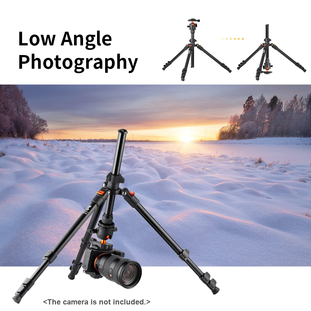 Camera Tripod Stand Aluminum Alloy Low Angle Photography Travel Tripod with Carrying Bag for DSLR Cameras Camera Tripod Stand Aluminum Alloy Low Angle Photography Travel Tripod with Carrying Bag for DSLR Cameras