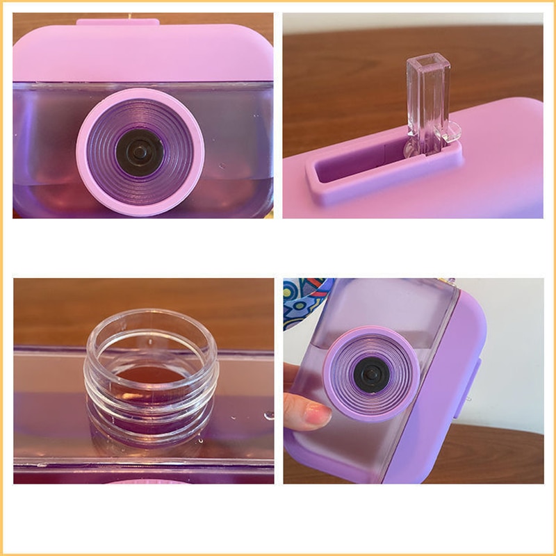 Camera Water Bottle with Adjustable Strap