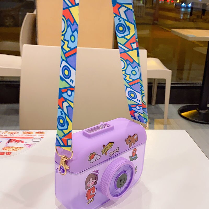 Camera Water Bottle with Adjustable Strap