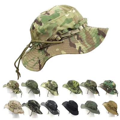 Camouflage Enthusiasts Square Pocket Camo Bonnie Cap US Bucket Benny Hats Multicam Fishing Outdoor Hiking Tactical Sun Camouflage Enthusiasts Square Pocket Camo Bonnie Cap US Bucket Benny Hats Multicam Fishing Outdoor Hiking Tactical Sun