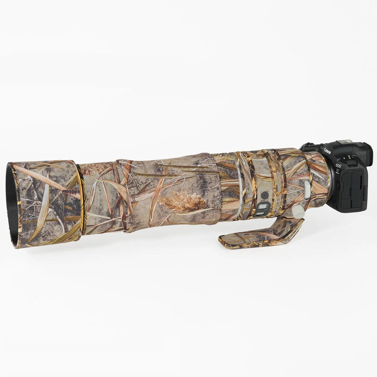 Camouflage Lens Coat for CANON RF 200 800 mm F 6.3-9 IS USM Elastic Waterproof and Rainproof Lens Protective Cover Camouflage Lens Coat for CANON RF 200 800 mm F 6.3-9 IS USM Elastic Waterproof and Rainproof Lens Protective Cover