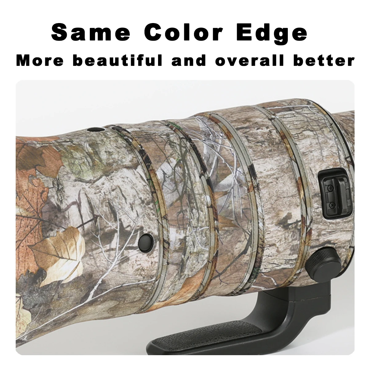 Camouflage Lens Coat for CANON RF 200 800 mm F 6.3-9 IS USM Elastic Waterproof and Rainproof Lens Protective Cover