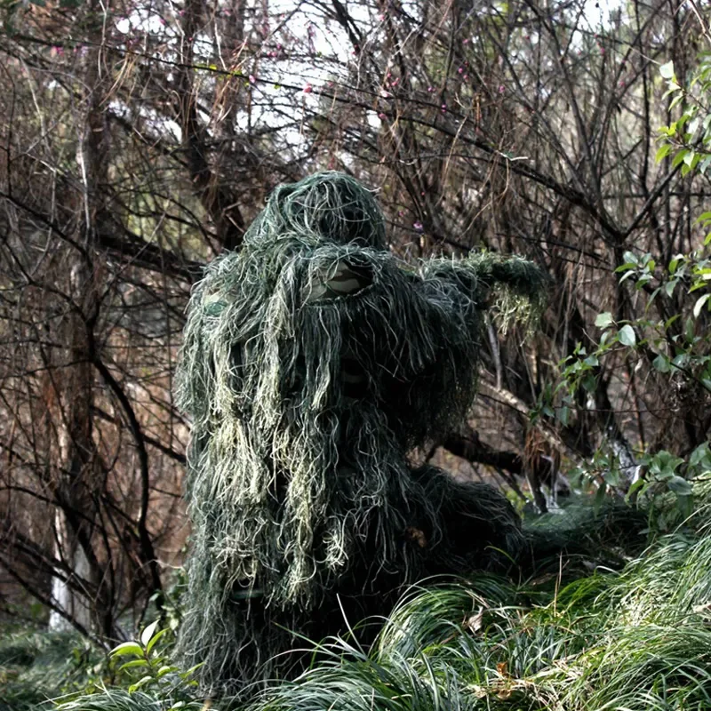 Camouflage Suit 3D Withered Grass Ghillie Set, 5-piece Hunting Suit Camouflage Suit 3D Withered Grass Ghillie Set, 5-piece Hunting Suit