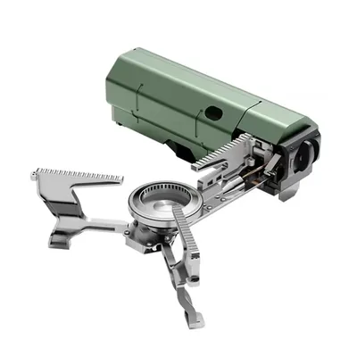 Camping Cassette Stove 2670W Portable Folding Gas Stove Outdoor Hiking BBQ Travel Cooking Grill Cooker Gas Burner