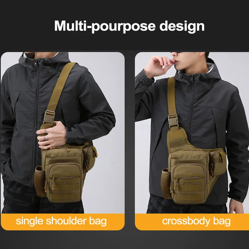 Camping Climbing Bag Chest Pouch For Men Cycling Hiking Travel Outdoor Sport Tactical Crossbody Molle Fishing Waist