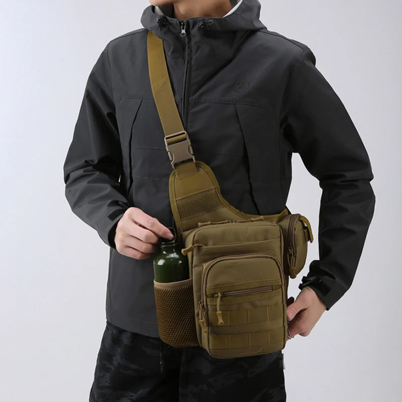Camping Climbing Bag Chest Pouch For Men Cycling Hiking Travel Outdoor Sport Tactical Crossbody Molle Fishing Waist