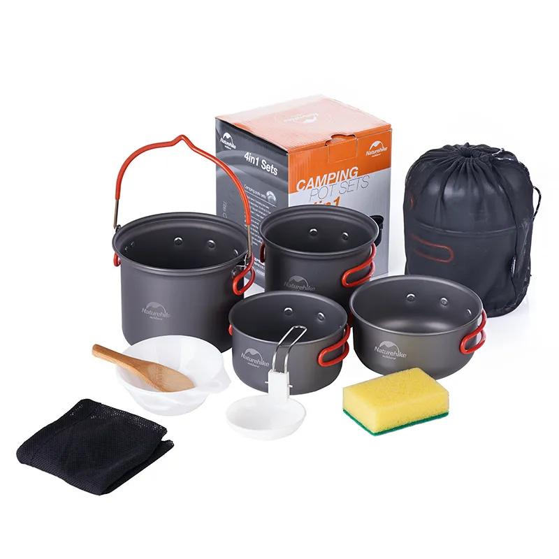 Camping Cooking Set Outdoor Picnic Camping Pot Ultralight Portable Picnic Cookware 3 Person Hiking Non Stick Pots Camping Cooking Set Outdoor Picnic Camping Pot Ultralight Portable Picnic Cookware 3 Person Hiking Non Stick Pots
