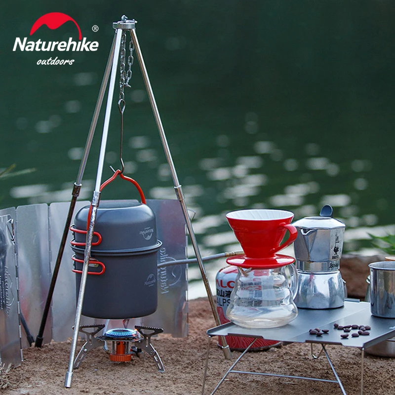 Camping Cooking Set Outdoor Picnic Camping Pot Ultralight Portable Picnic Cookware 3 Person Hiking Non Stick Pots