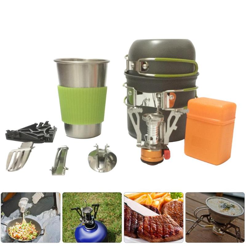Camping Cookware Portable Tableware Set