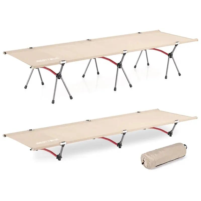 Camping Cot Portable Folding Bed Ultralight Aluminum Alloy Sleeping Cot for Outdoor Hiking Backpacking Travel Camping Cot Portable Folding Bed Ultralight Aluminum Alloy Sleeping Cot for Outdoor Hiking Backpacking Travel