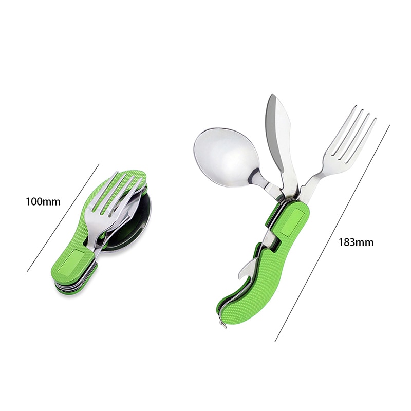 Camping Cutlery Three-in-One Utensil Camping Cutlery Three-in-One Utensil