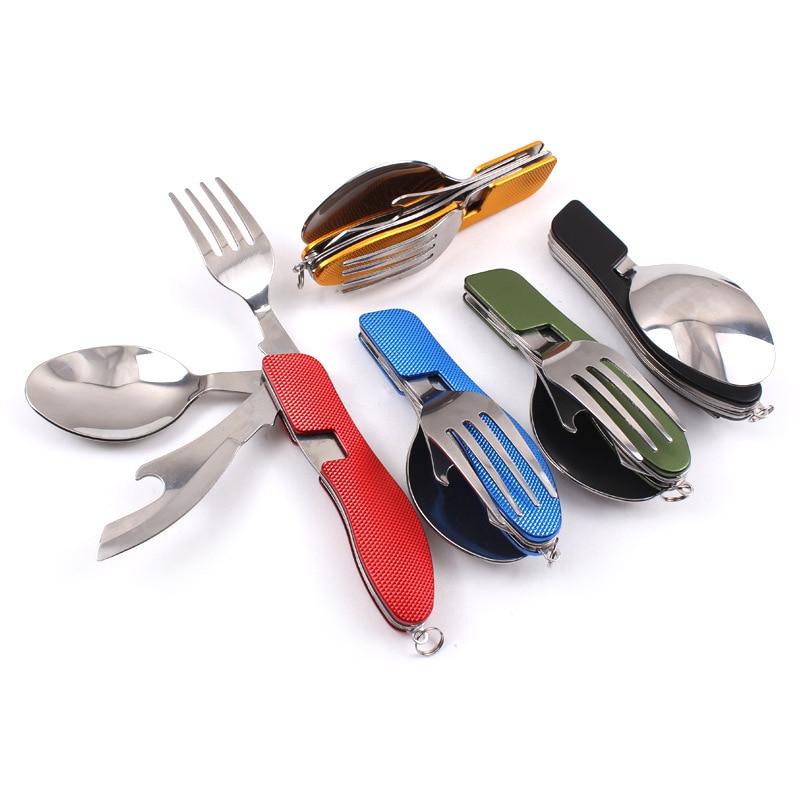 Camping Cutlery Three-in-One Utensil Camping Cutlery Three-in-One Utensil