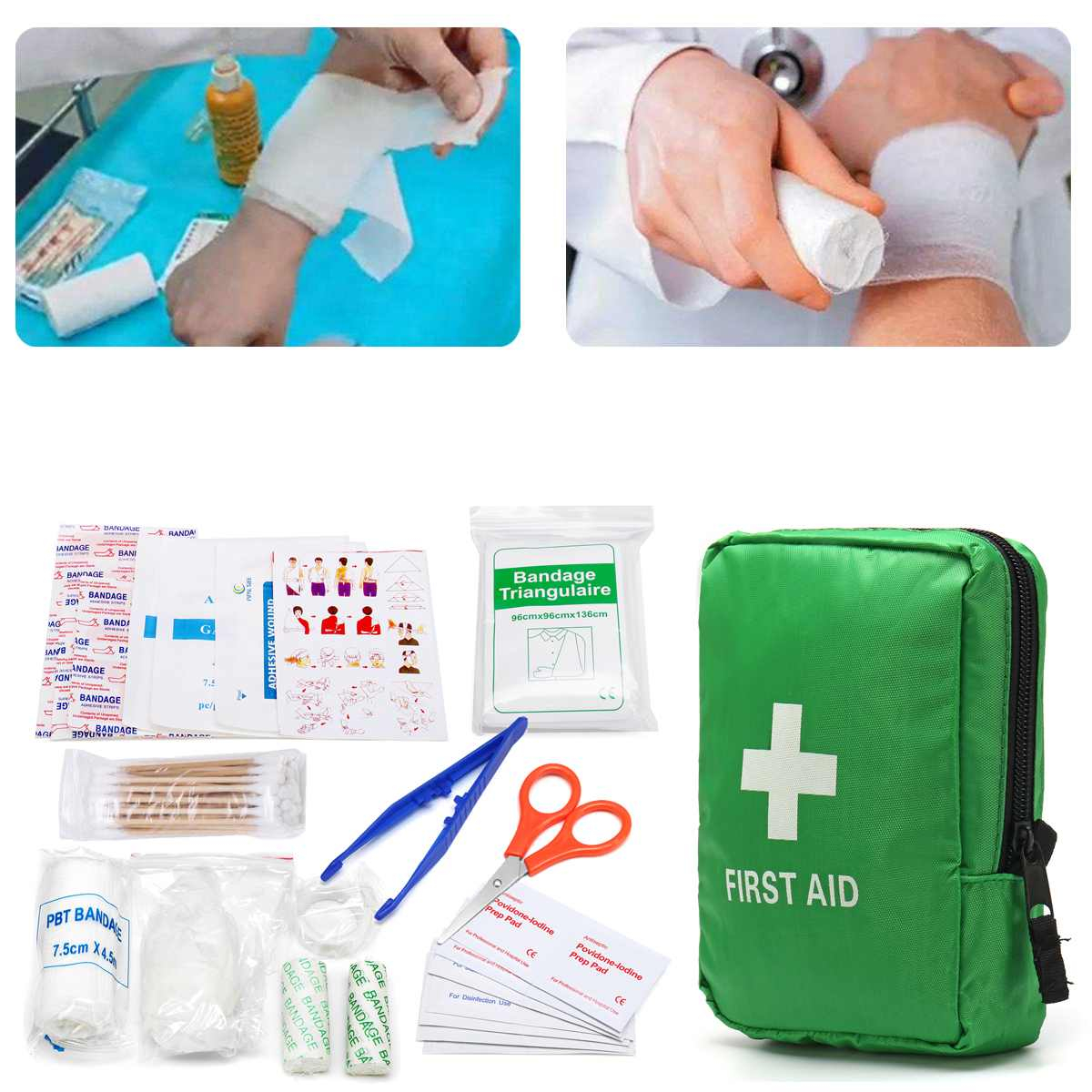 Camping First Aid Kit (121Pcs) Camping First Aid Kit (121Pcs)