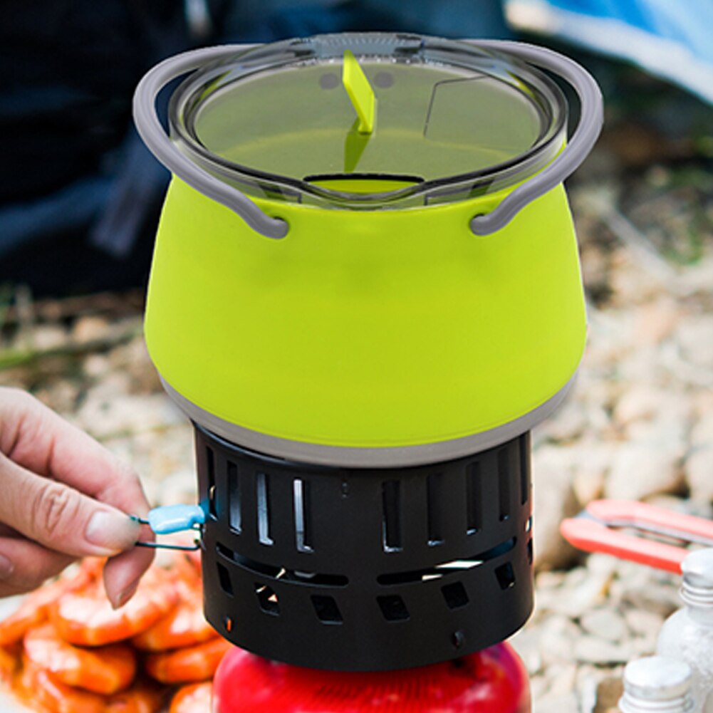 Camping Foldable Silicone Kettle