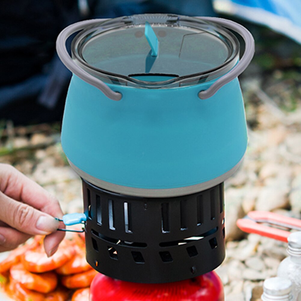 Camping Foldable Silicone Kettle