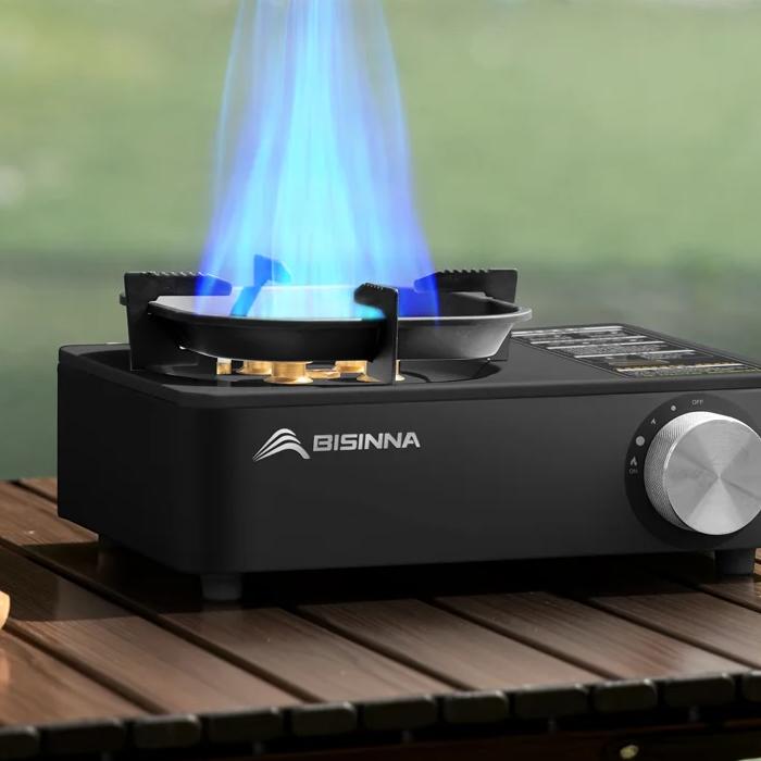 Camping Gas Stove 5800W High Firepower Outdoor Portable Cassette Burner for Picnic Hiking Trekking Camping Gas Stove 5800W High Firepower Outdoor Portable Cassette Burner for Picnic Hiking Trekking