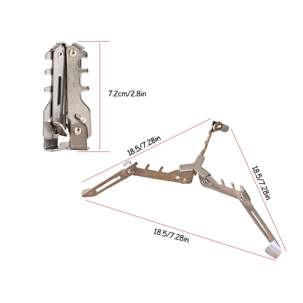Camping Gas Tank Bracket Burner Outdoor Stove Tools Bottle Shelf Stand Tripod Folding Canister Stand Camping Equipment
