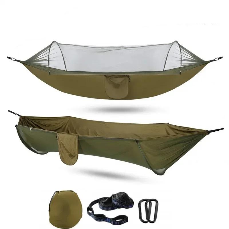 Camping Hammock with Mosquito Net Pop-Up Light Portable Outdoor Parachute Hammocks Swing Sleeping Hammock Camping Stuff Camping Hammock with Mosquito Net Pop-Up Light Portable Outdoor Parachute Hammocks Swing Sleeping Hammock Camping Stuff