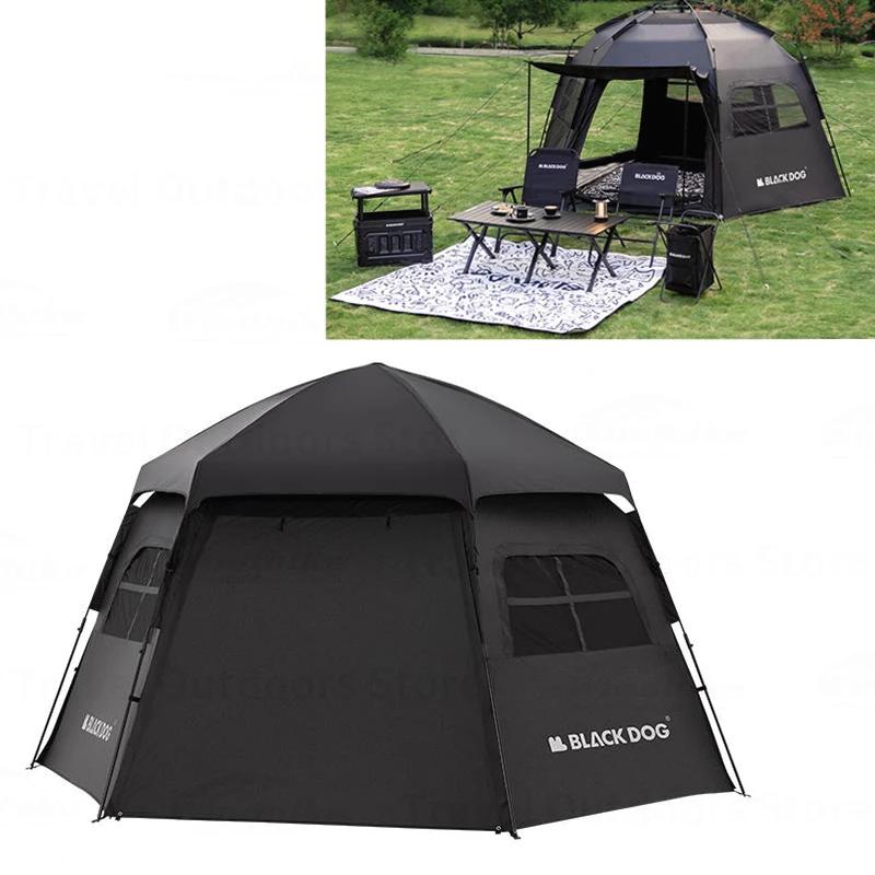 Camping Hexagon Automatic Tent 12.5㎡ Large Space 3 Window One-touch Tourist Tent Waterproof PU3000+ Camping Hexagon Automatic Tent 12.5㎡ Large Space 3 Window One-touch Tourist Tent Waterproof PU3000+