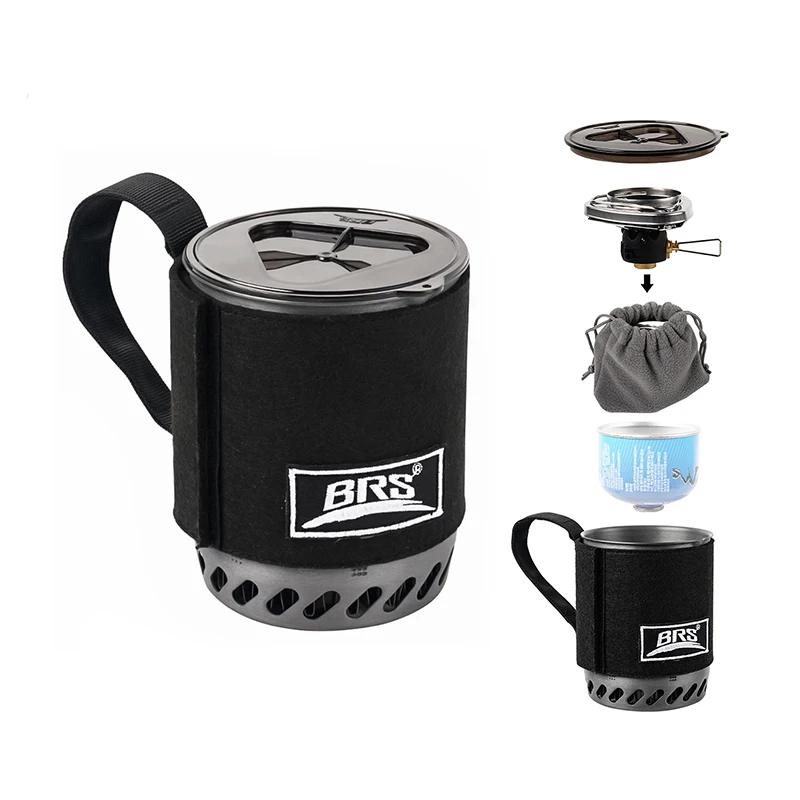Camping Integrated Heat Collecting Pot Burner Ultralight Portable Hiking Furnace Outdoor Cooking Backpacking Stove Camping Integrated Heat Collecting Pot Burner Ultralight Portable Hiking Furnace Outdoor Cooking Backpacking Stove