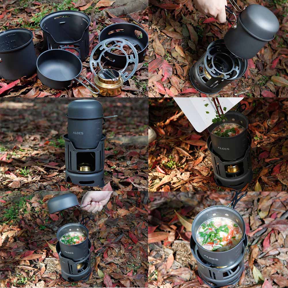 Camping Kitchen Cookware Set