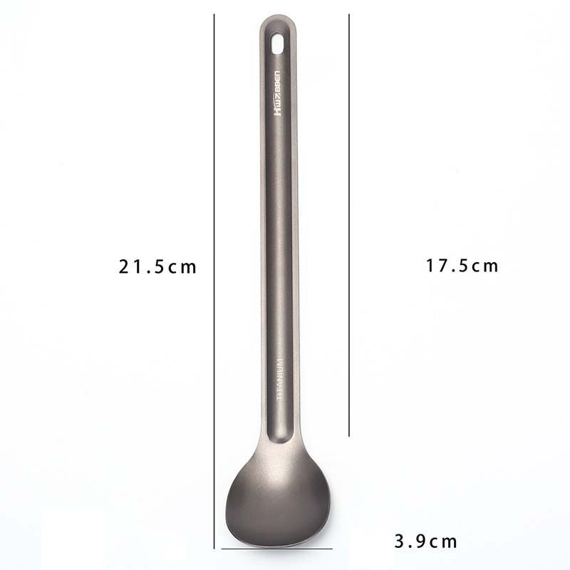 Camping Long Handle Titanium Spoon