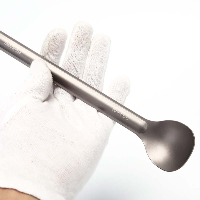 Camping Long Handle Titanium Spoon