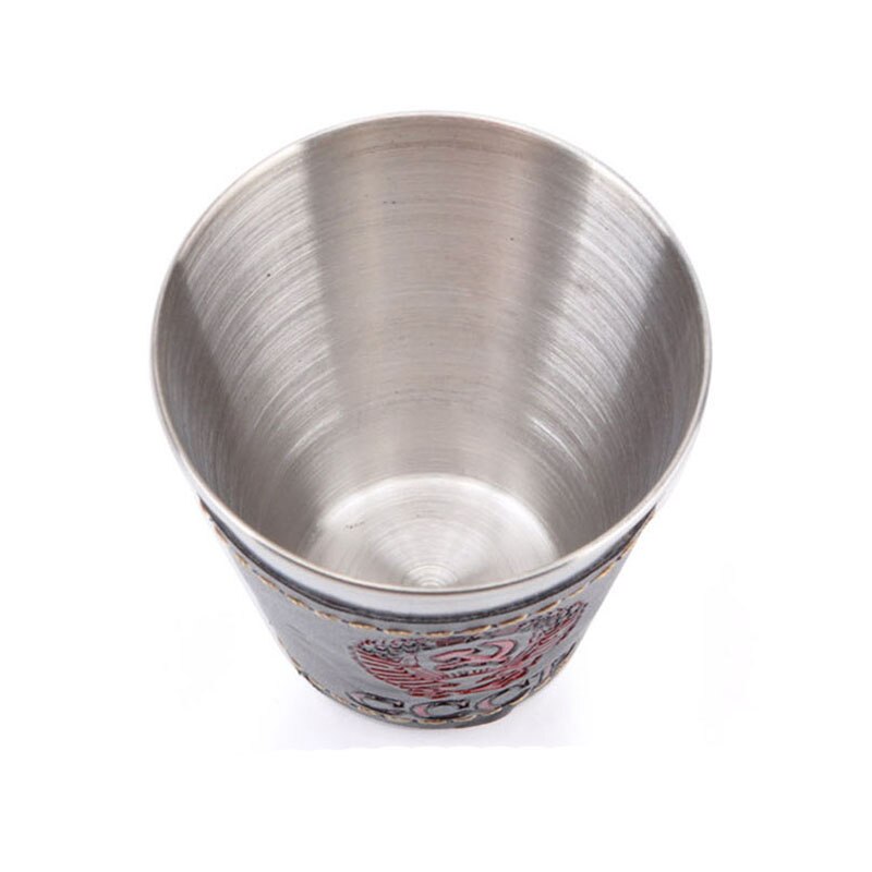 Camping Shot Glass with Leather Pouch (4 pcs) Camping Shot Glass with Leather Pouch (4 pcs)