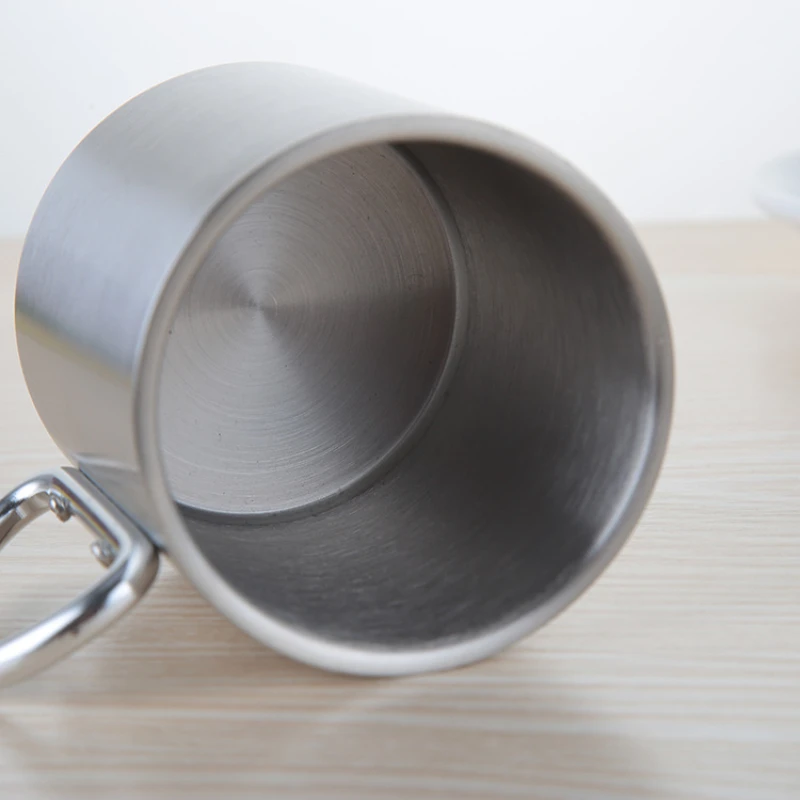 Camping Stainless Steel Carabiner Mug Camping Stainless Steel Carabiner Mug