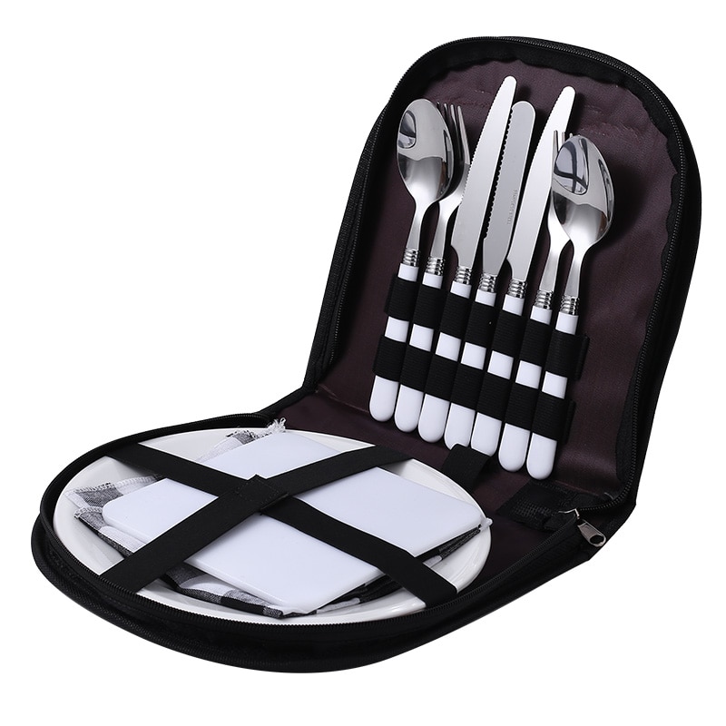 Camping Tableware Set with Bag