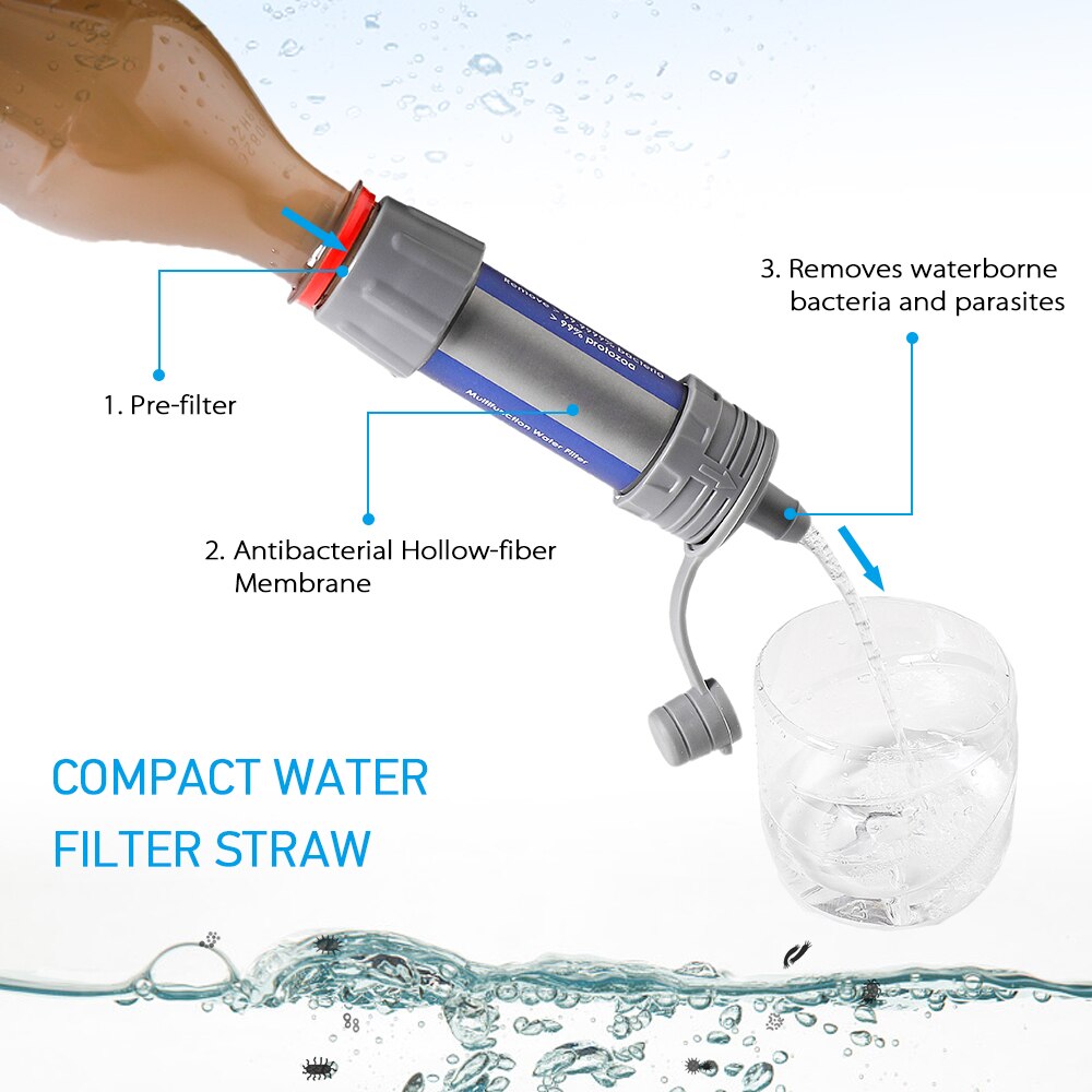 Camping Water Purifier Pocket Straw Camping Water Purifier Pocket Straw