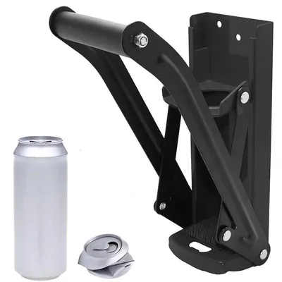 Can Crushers for Recycling 16 oz Heavy Duty Metal Can Crusher Wall Mounted Soda & Beer Can Smasher for Recycling w
