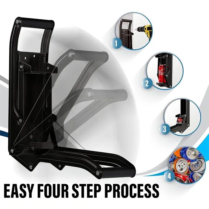 Can Crushers for Recycling 16 oz Heavy Duty Metal Can Crusher Wall Mounted Soda & Beer Can Smasher for Recycling w