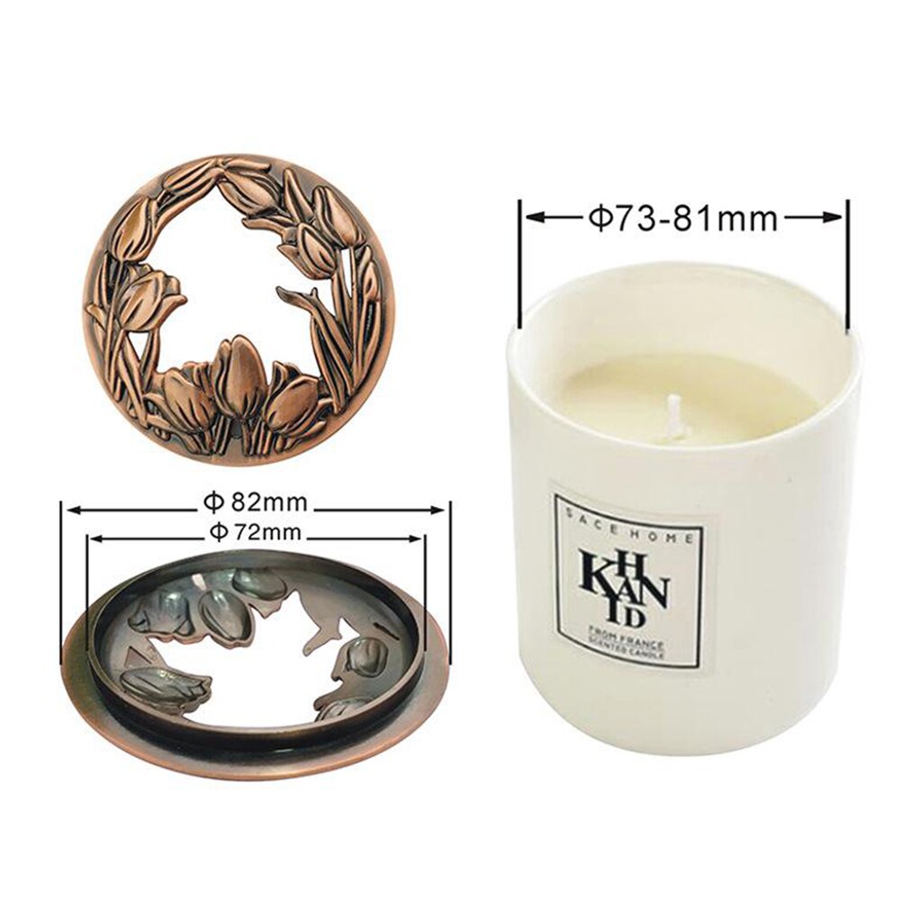 Candle Topper Metal Jar Candle Lid Candle Topper Metal Jar Candle Lid
