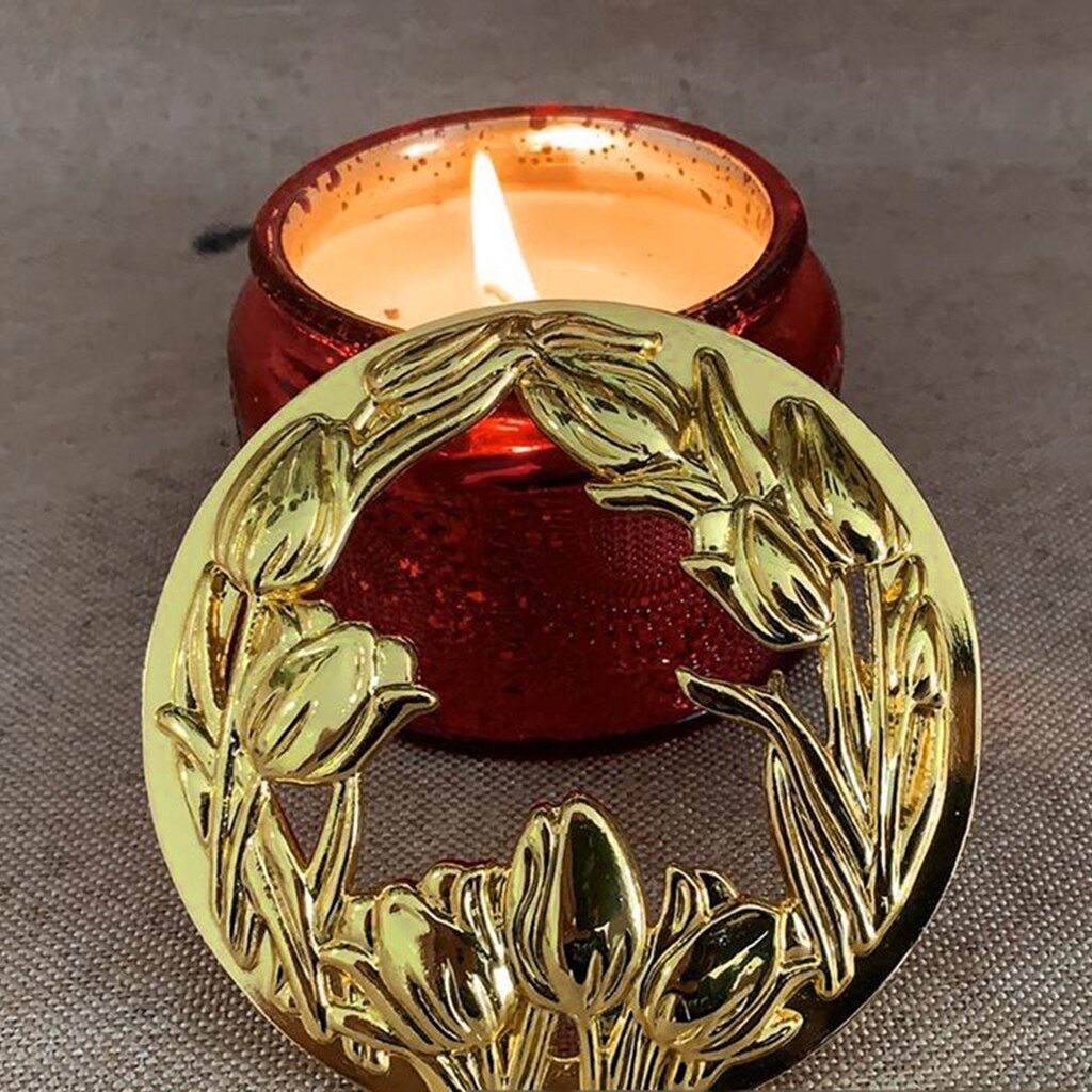 Candle Topper Metal Jar Candle Lid Candle Topper Metal Jar Candle Lid