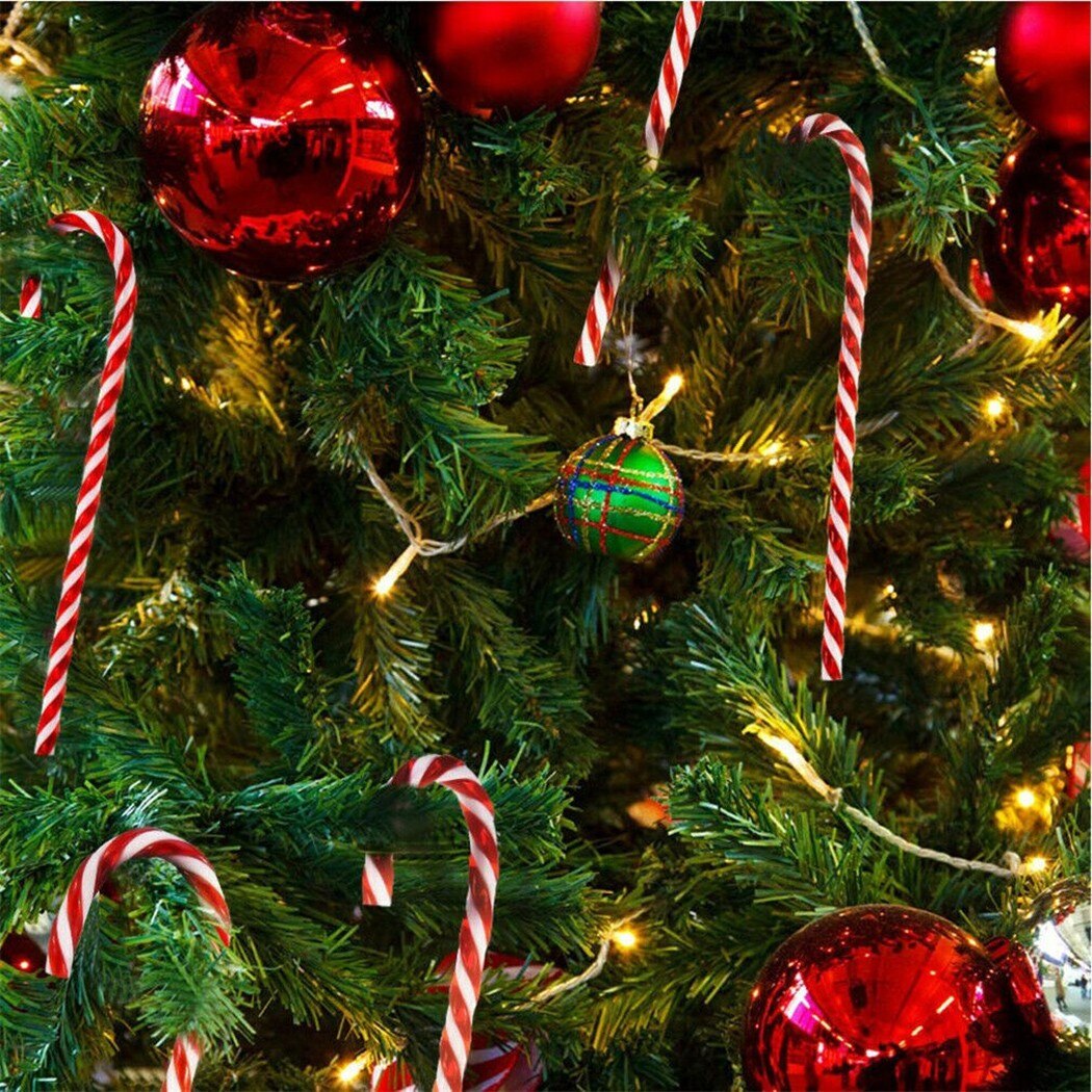 Candy Cane Christmas Decorations (6Pcs) Candy Cane Christmas Decorations (6Pcs)