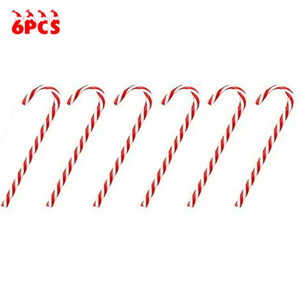 Candy Cane Christmas Decorations (6Pcs) Candy Cane Christmas Decorations (6Pcs)